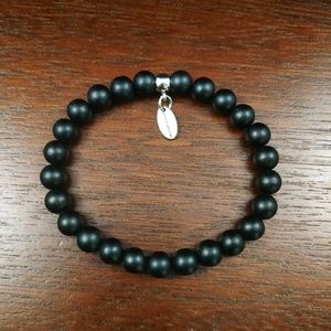 Handmade: Matte Black Onyx Gemstone Bracelet